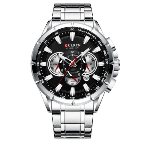 Montre CURREN pour Homme Chronograph et Acier Inoxydable