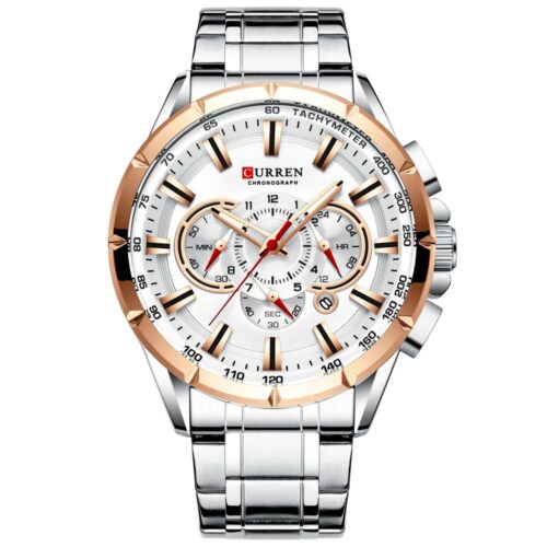 Montre CURREN pour Homme Chronograph et Acier Inoxydable